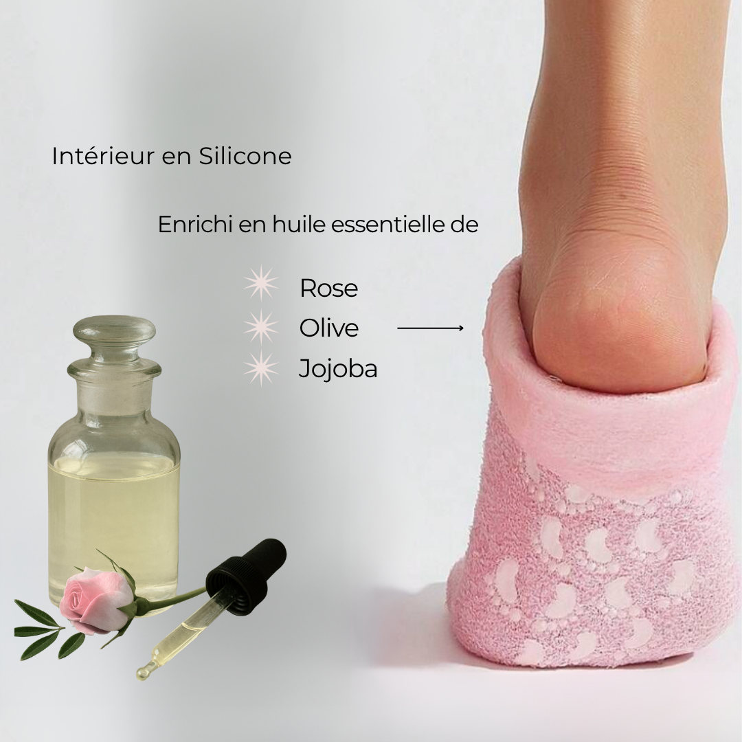 Chaussettes Hydratantes Silicone
