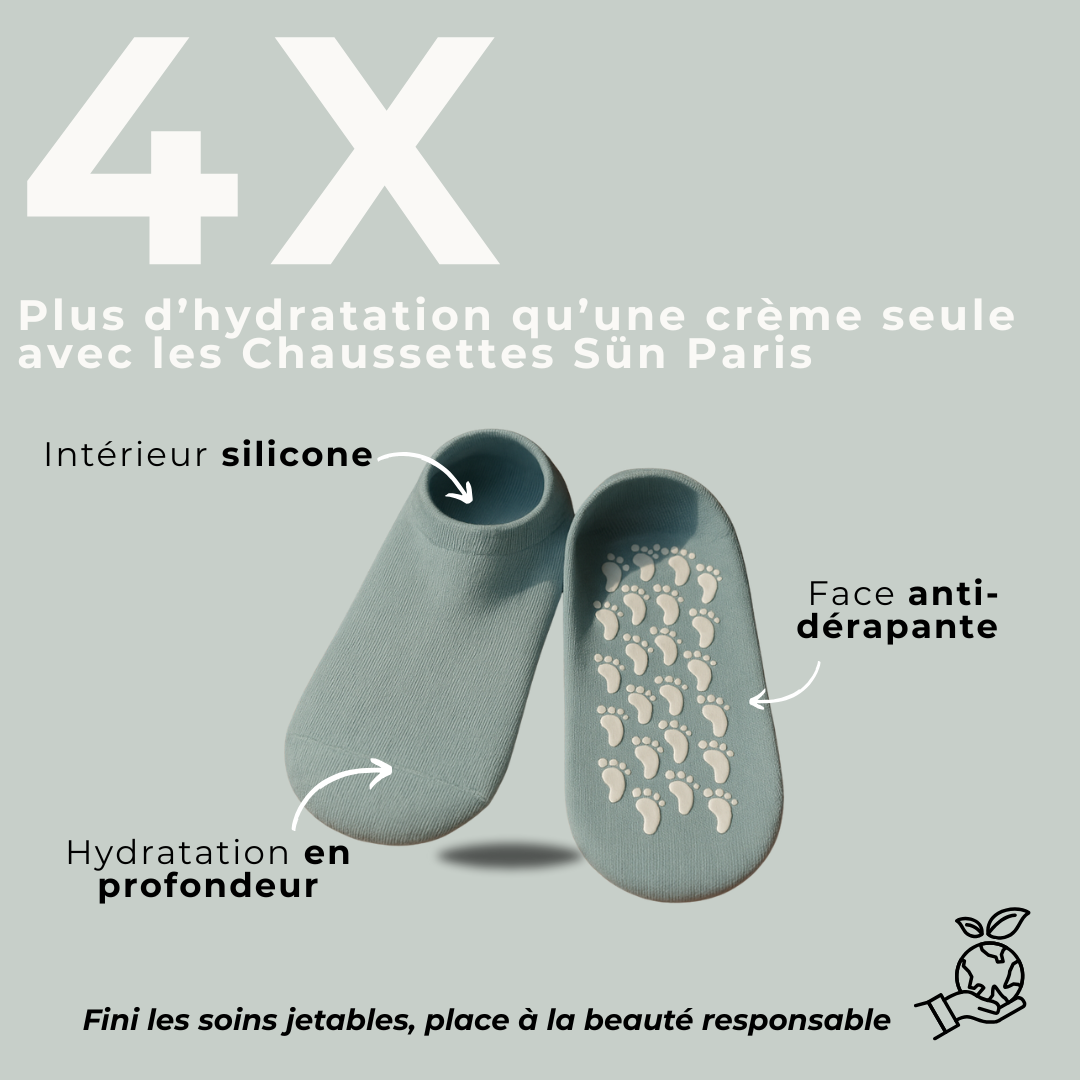Chaussettes Hydratantes Silicone